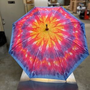 Tye Dye Stick Umbrella